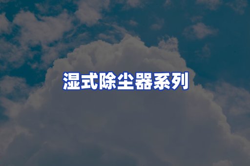 湿式除尘器系列
